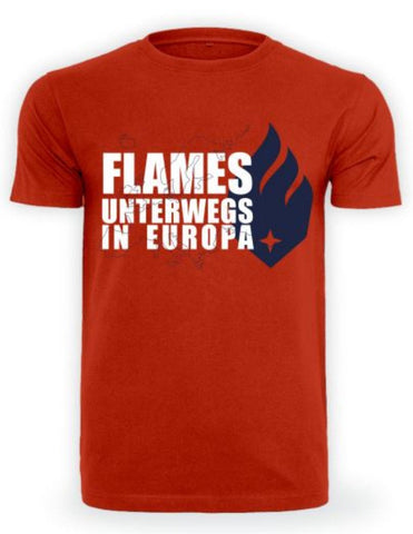 Flames unterwegs in Europa T-Shirt Kids