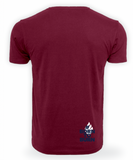 Rückseite Flames Edition 1 T-Shirt Burgundy